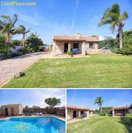 Chalet en Conil de la Frontera con piscina, Cadiz, situado en zona muy tranquila