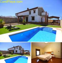 Conil chalet con piscina privada