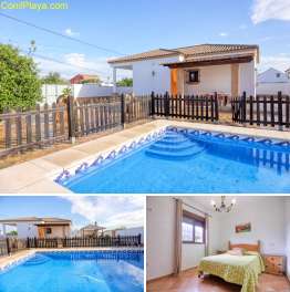 Chalet con piscina privada