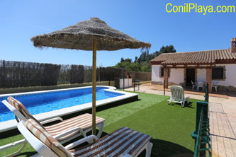 chalet con piscina