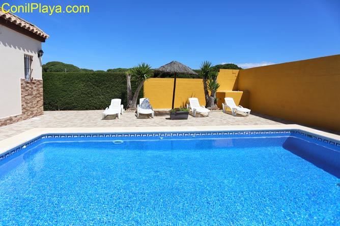 chalet piscina conil