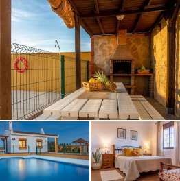 Casa rural con piscina en Conil, en Barrio Nuevo.