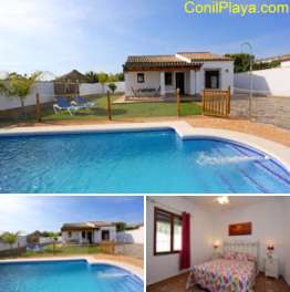 Chalet en Conil con piscina privada