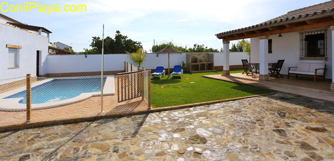 chalet con piscina