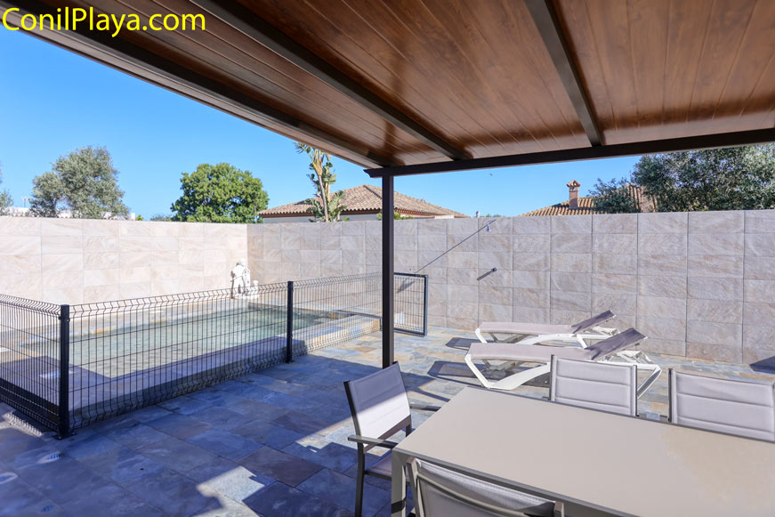 porche piscina