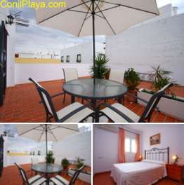 Estudio con terraza privada