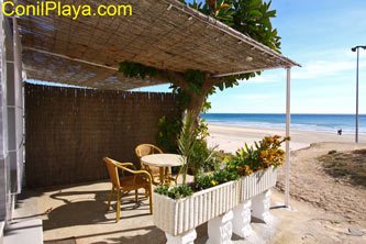 Terraza con vistas al mar