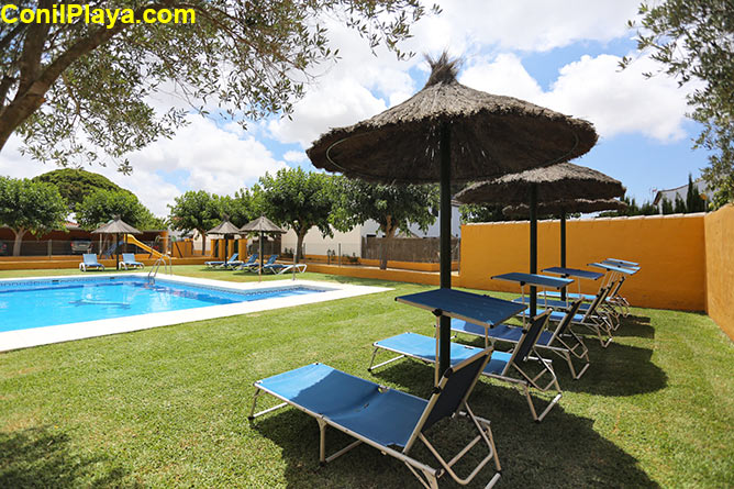 Piscina de los apartamentos y estudios