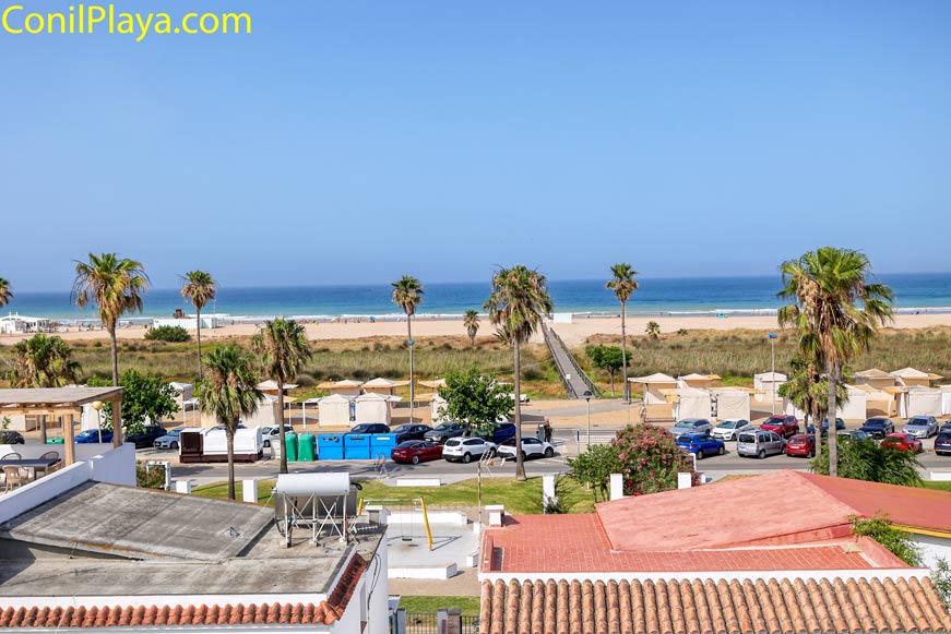 vista desde la azotea del estudio Estudio en alquiler en Conil por particulares.