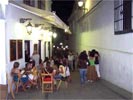 Terraza en el paseo de Conil, calle Cárcel