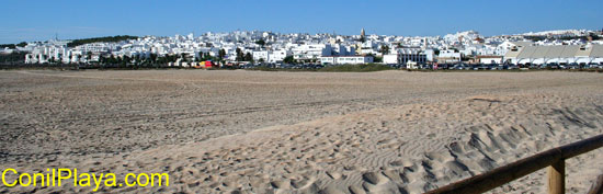 Conil desde la playa