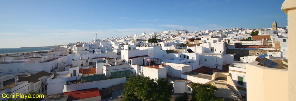 Conil visto desde la Torre de Guzman.