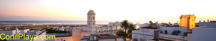 Conil e iglesia Santa Catalina