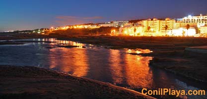 Conil de noche.