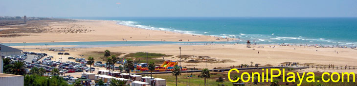 Conil, desembocadura del Rio Salado.