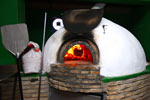 Pizza en horno de leña, En El Colorado