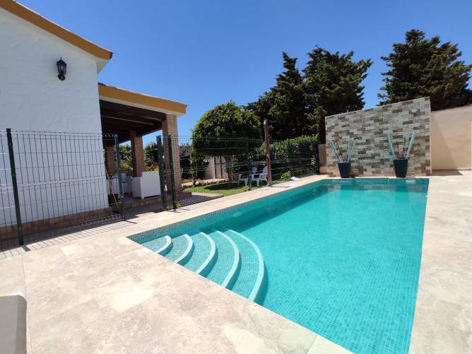 chalet en el palmar con piscina