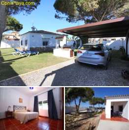 Chalets en El Palmar con piscina cerca de la playa.