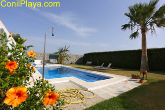 Piscina de la casa en El Palmar