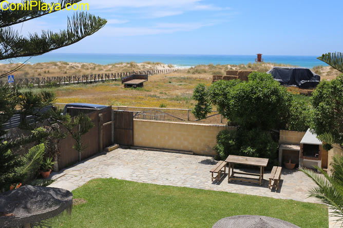 Vistas desde la azotea de la playa de El Palmar.