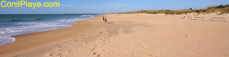 Playa de El Palmar, en Vejer de La Frontera, Cádiz.