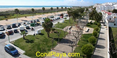 Vistas desde el Hostal de la playa de Los Bateles y El Chorrillo