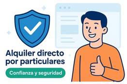 Sin fraudes, alquiler directo por particulares, sin comisiones.
