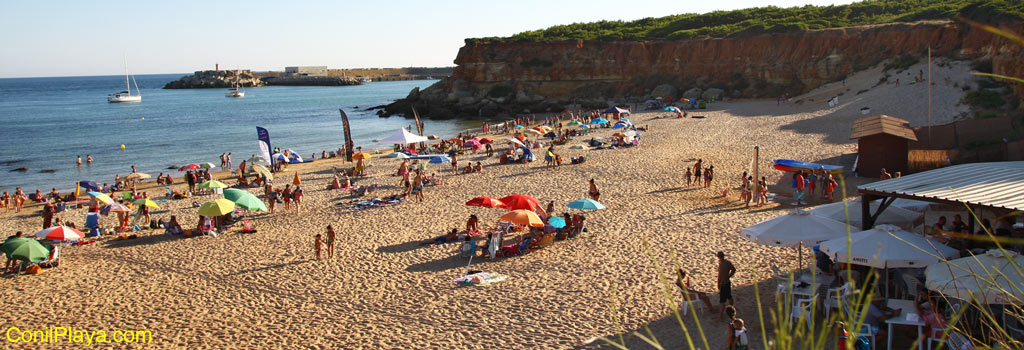 Cala del Aceite y Conil de la Frotnera al fondo