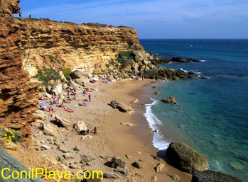 Cala del Faro en Marzo de 2006