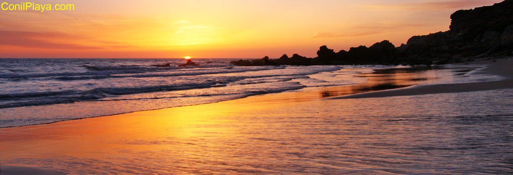 Puesta de Sol en las preciosas Calas de Roche