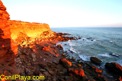 Cala del Faro en Agosto de 2008