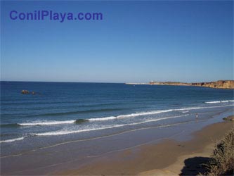 Vista de la playa desde la urbanizacion.