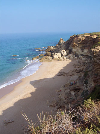 Cala Tio Juan de Medina, Roche, Conil, Andalucia.