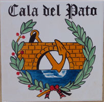 Azulejo de la Cala del Pato.