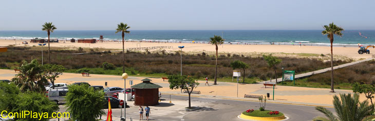 Playa de los bateles vista desde Conil