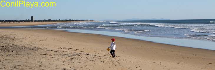 Playa de los Bateles, Conil. Febrero de 2012.