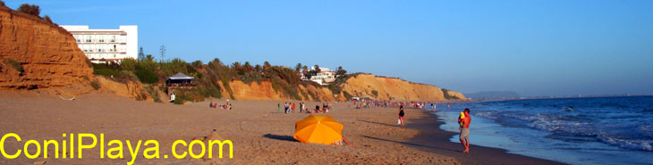 Playa de la Fuente del Gallo, 26 de Julio de 2008.