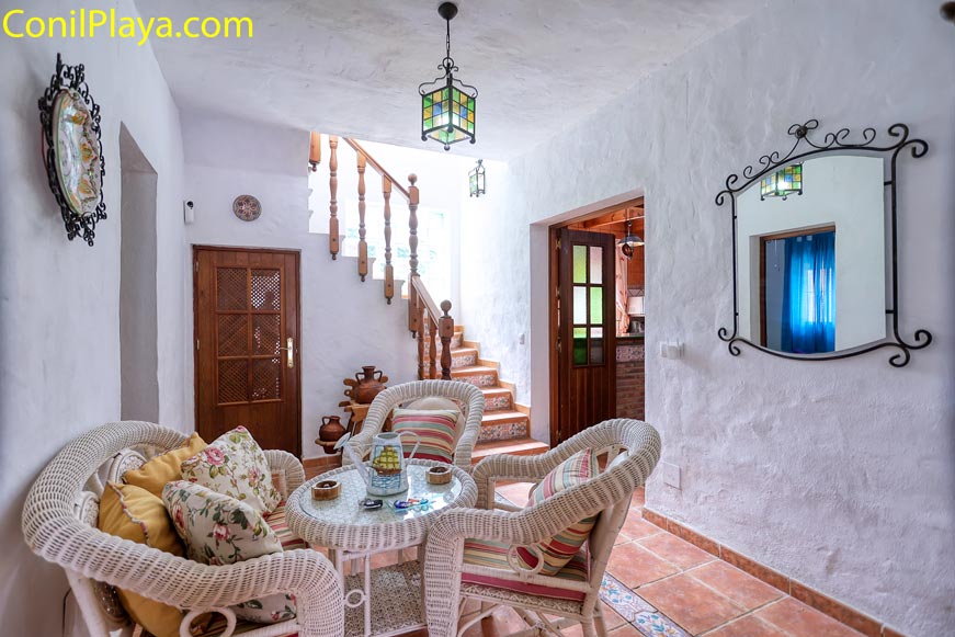 interior del chalet en vejer