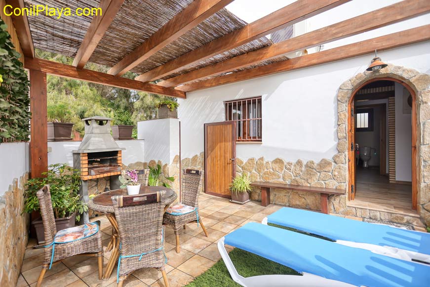 Estudio con terraza privada