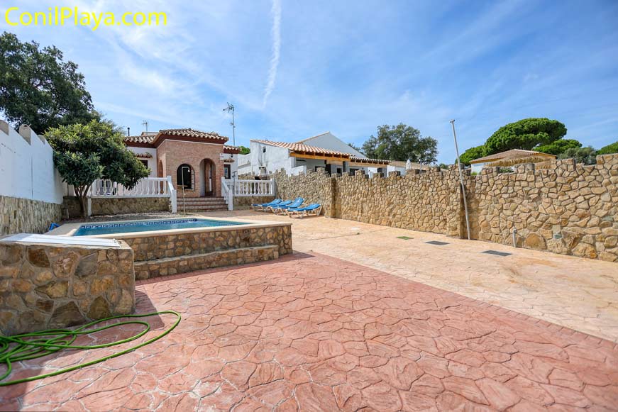 chalet vejer piscina