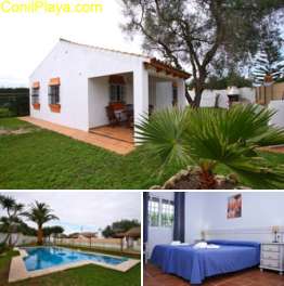 5 chalets con piscina en Zahora en alquiler.