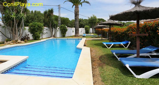 Piscina de las casas en Zahora