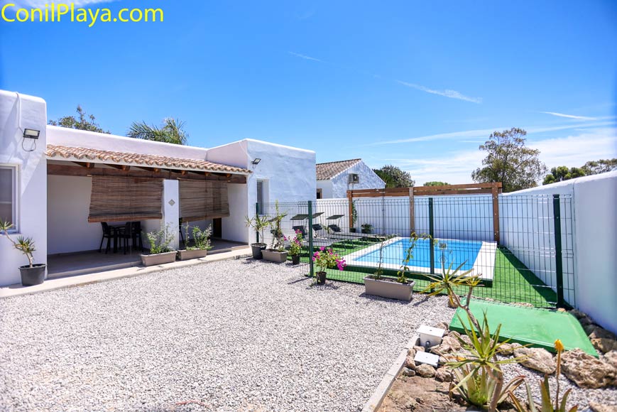 Alojamientos de vacaciones con piscina