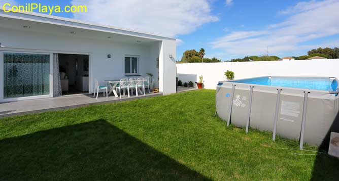 chalet con piscina