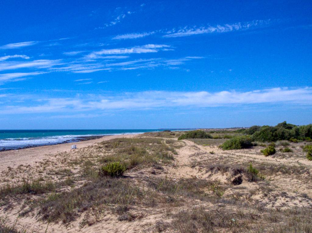 Vista de la playa de La Mangueta desde la playa de Zahora.